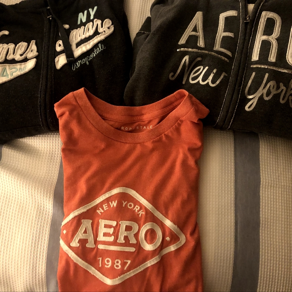 Aeropostale 2 Jackets & Shirt Like New